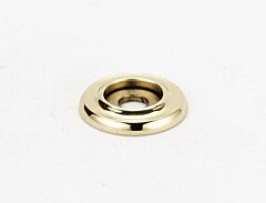 Alno Creations Traditional Backplate 1" (25.4mm) in Polished Brass