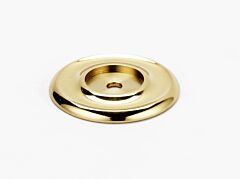 Alno Creations Traditional Backplate 1-3/4" (44mm) in Unlacquered Brass