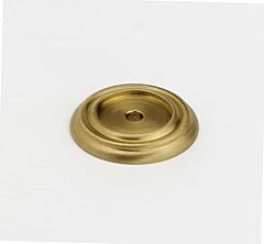 Alno Creations Charlie's Backplate 1-1/4" (32mm) in Satin Brass