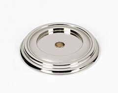 Alno Creations Charlie's Backplate 1-1/2" (38mm) in Polished Nickel