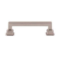 Atlas Homewares Erika Style 3-3/4" (96mm) Center to Center, Overall Length 4-5/8" (117.5mm) Brushed Nickel, Cabinet Hardware Pull/Handle