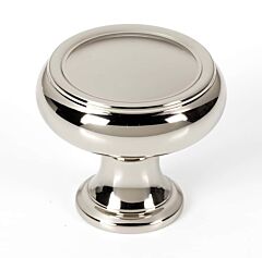 Alno Creations Charlie's Knob 1-1/4" (32mm) Overall Length in Polished Nickel