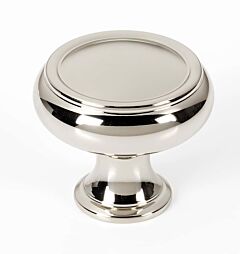 Alno Creations Charlie's Knob 1-1/2" (38mm) Overall Length in Polished Nickel