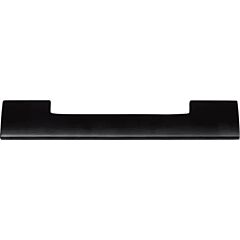 Atlas Homewares Atwood Style 5-1/16" (128mm) Center to Center, Overall Length 6-3/8" (162mm) Matte Black, Cabinet Hardware Pull/Handle