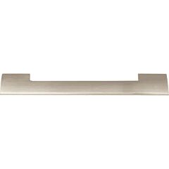 Atlas Homewares Atwood Style 6-5/16" (160mm) Center to Center, Overall Length 7-5/8" (194mm) Brushed Nickel, Cabinet Hardware Pull/Handle