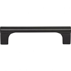 Atlas Homewares Whittier Style 3-3/4" (96mm) Center to Center, Overall Length 4-1/4" (108mm) Matte Black Cabinet Hardware Pull/ Handle