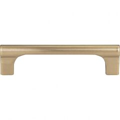 Atlas Homewares Whittier Style 3-3/4" (96mm) Center to Center, Overall Length 4-1/4" (108mm) Warm Brass Cabinet Hardware Pull/ Handle
