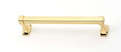 Alno Creations Cube Towel Bar 12" (305mm) Center to Center, Overall Length 13-1/4" in Polished Brass