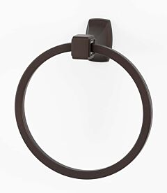 Alno Creations Cube Towel Ring 6" (152mm) Overall Diameter in Chocolate Bronze