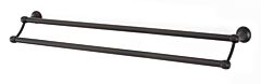 Alno Creations Royale Double Towel Bar 30" (762mm) Center to Center, Overall Length 32 Inch in Chocolate Bronze