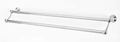 Alno Creations Royale Double Towel Bar 30" (762mm) Center to Center, Overall Length 32 Inch in Polished Chrome