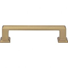 Atlas Homewares Sweetbriar Lane 3-3/4" (96mm) Center to Center, Overall Length 4-1/2" (114mm), Warm Brass Cabinet Hardware Pull / Handle