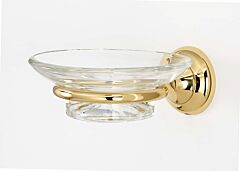 Alno Creations Royale Soap Holder with Dish in Polished Brass