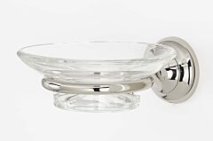 Alno Creations Royale Soap Holder with Dish in Polished Nickel
