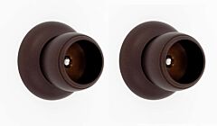 Alno Creations Royale Shower Rod Brackets in Chocolate Bronze