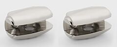 Alno Creations Royale Shelf Brackets in Polished Nickel