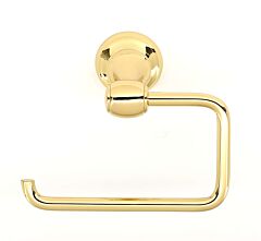 Alno Royale Single Post Tissue Holder 3-1/2" (89mm) Overall Length in Polished Brass Finish
