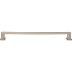 Atlas Homewares Sweetbriar Lane 8-13/16" (224mm) Center to Center, Overall Length 9-9/16" (242.5mm), Brushed Nickel Cabinet Hardware Pull / Handle