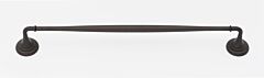 Alno Charlie's Collection Towel Bar 18" (457mm) Hole Centers, 20" (508mm) Overall Length in Chocolate Bronze Finish