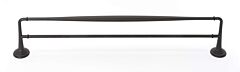 Alno Charlie's Bath Double Towel Bar 24" (610mm) Hole Centers, 26" (660.5mm) Overall Length in Chocolate Bronze Finish