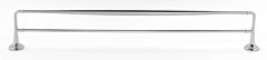 Alno Charlie's Bath Double Towel Bar 30" (762mm) Hole Centers, 32" (813mm) Overall Length in Polished Chrome Finish
