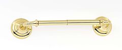Alno Charlie's Bath 7" (178mm) Hole Centers Tissue Holder 9" (228mm) Overall Length in Polished Brass Finish