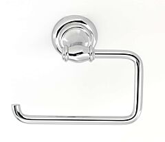 Alno Charlie's Bath SIngle Post Tissue Holder 5-1/2" (140mm) Overall Length in Polished Chrome Finish