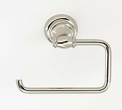 Alno Charlie's Bath SIngle Post Tissue Holder 5-1/2" (140mm) Overall Length in Polished Nickel Finish