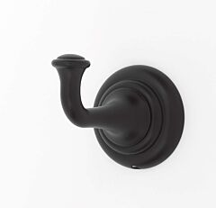 Alno Charlie's Bath Single Robe Hook 2-3/16" (56mm) Overall Height in Bronze Finish