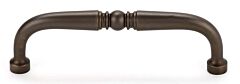 Alno Traditional Collection 4" (102mm) Hole Centers Handle Cabinet Pull 4-1/4" (108mm) Length in Chocolate Bronze Finish