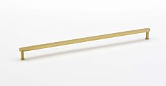 Alno Moderne Collection 18" (457mm) Center Holes Appliance Pull 18-3/4" (476mm) Length in Satin Brass Finish