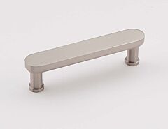 Alno Moderne Collection 3-1/2" (89mm) Center Holes Cabinet Pull 4-1/4" (108mm) Length in Satin Nickel Finish