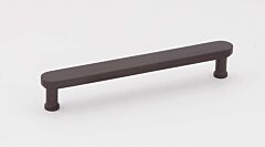 Alno Moderne Collection 6" (152mm) Center Holes Cabinet Pull 6-3/4" (171.5mm) Length in Bronze Finish