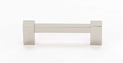 Alno Contemporary Collection 6" (152mm) Center Holes Chic Cabinet Pull 6-5/8" (168.5mm) Length in Polished Nickel Finish