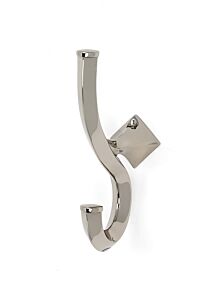 Alno Spa Collection Universal Robe Hook 4" (102mm) Length in Polished Nickel Finish