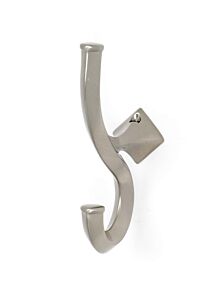 Alno Spa Collection Universal Robe Hook 4" (102mm) Length in Satin Nckel Finish