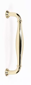 Alno Charlie's Collection 3-1/2" (89mm) Center to Center Cabinet Pull 4-1/8" (104.5mm) Length in Unlacquered Brass Finish
