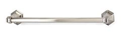 Alno Nicole Series 18" (457mm) Center to Center Towel Bar 20-1/4" (514mm) Length in Satin Nickel Finish