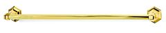 Alno Nicole Series 24" (610mm) Center to Center Towel Bar 26-1/4" (666.5mm) Length in Brass Finish