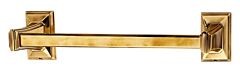 Alno Geometric Series 12" (305mm) Center to Center Towel Bar 14" (356mm) Length in Polished Antique Finish