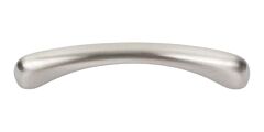 Atlas Homewares Bridge Pull Contemporary Style 3-3/4 Inch (96 mm ) Center to Center, Overall Length 4.25" Brushed Nickel, Cabinet Hardware Pull / Handle