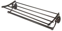 Alno Classic Series 24" (610mm) Center to Center Towel Bar with Towel Rack 25-3/4" (654mm) Length 9-1/4" (234.5mm) Projection in Barcelona Finish