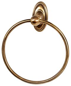 Alno Classic Series 7" (178mm) Diameter Towel Ring 3" (76mm) Projection in Antique English Finish