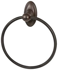 Alno Classic Series 7" (178mm) Diameter Towel Ring 3" (76mm) Projection in Chocolate Bronze Finish