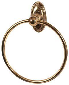 Alno Classic Series 7" (178mm) Diameter Towel Ring 3" (76mm) Projection in Polished Antique Finish