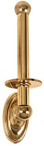 Alno Classic Series 9" (228mm) Length Vertical Drop-in Tissue Holder 3-1/4" (82mm) Projection in Polished Brass Finish