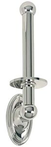 Alno Classic Series 9" (228mm) Length Vertical Drop-in Tissue Holder 3-1/4" (82mm) Projection in Polished Chrome Finish