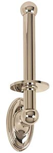 Alno Classic Series 9" (228mm) Length Vertical Drop-in Tissue Holder 3-1/4" (82mm) Projection in Polished Nickel Finish