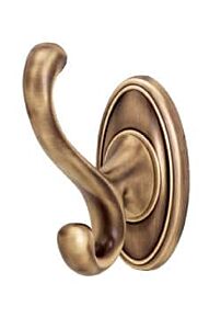 Alno Classic Series 3-1/2" (89mm) x 1-3/4" (44mm) Oval Base Dimesion Single Robe Hook 3-3/4" (96mm) Projection in Antique English Matte Finish