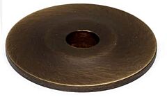 Alno Rope Series 3/4" (19mm) Diameter Cabinet Knob Backplate 1/8" (3mm) Projection in Barcelona Finish